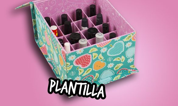 Medidas para Organizador de Esmaltes
