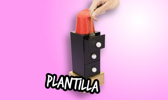 Medidas para Organizador Lipstick