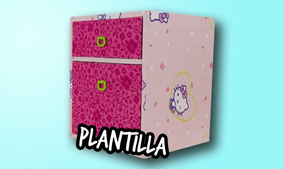Medidas para cajonera Hello Kitty