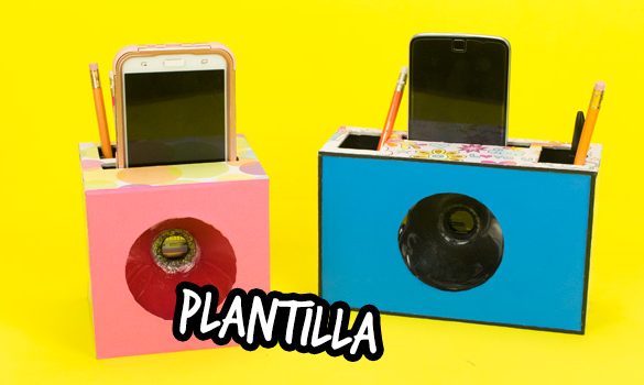 Medidas para bocinas de carton para tu celular